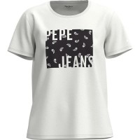 тениска,дамски,тениски,pepe,jeans,lucie,short,sleeve,t,shirt,white