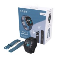 часовници,fitbit,pack,versa,4,sport,smartwatch,silver,(black,saphire)