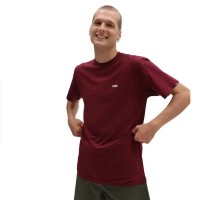 тениска,мъжки,тениски,vans,left,chest,logo,short,sleeve,t,shirt,burgundy,(red)