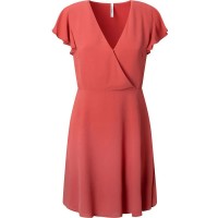 рокля,дамски,поли,и,рокли,pepe,jeans,patrizia,short,sleeve,dress,studio,red,(red)
