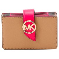 портфейли,и,портмонета,michael,kors,xs,acordian,woman,wallet,brown,(rubin,red,multi)