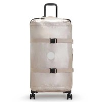 куфари,kipling,spontaneous,l,101l,trolley,trolley,bag,silver,(metallic,glow)