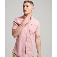 риза,с,къс,ръкав,мъжки,ризи,superdry,vintage,oxford,short,sleeve,shirt,americana,red,(pink)