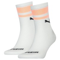чорапи,мъжки,чорапи,puma,701221388,crew,socks,2,pairs,white,orange,(white)