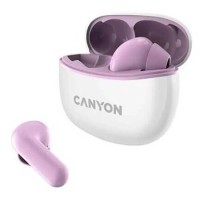 слушалки,слушалки,canyon,cns,tws5pu,wireless,earphones,purple,(purple)