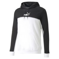 суичър,мъжки,пуловери,puma,ess,block,x,tape,hoodie,white,black,(puma,black)