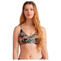 дамски,бански,костюми,o´neill,wave,bikini,top,black,tropical,flower,(black)