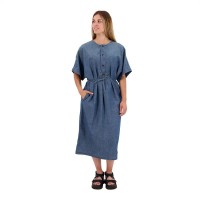 рокля,дамски,поли,и,рокли,g,star,adjustable,waist,short,sleeve,dress,blue,(faded,cricket,blue)