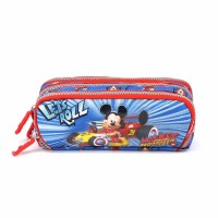 канцеларски,принадлежности,disney,mickey,mouse,racers,note,pencil,case,blue