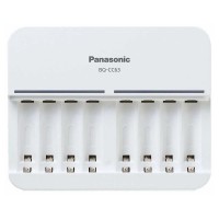 батерии,eneloop,bq,cc63,aa,aaa,battery,charger,clear,black,(whtie)