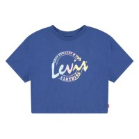 тениска,детски,тениски,levi´s,®,meet,and,greet,script,cropped,short,sleeve,t,shirt,true,navy,(blue)