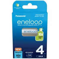 батерии,eneloop,bk,4mcde,4be,800mah,rechargeable,battery,4,units,silver,(silver)