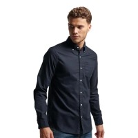 риза,с,дълъг,ръкав,мъжки,ризи,superdry,cotton,oxford,long,sleeve,shirt,eclipse,navy,(blue)