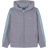 суичър,детски,блузи,hackett,tape,hoodie,grey,marl,(grey)