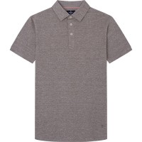 мъжки,блузи,с,яка,hackett,texture,knit,short,sleeve,polo,clay,(grey)
