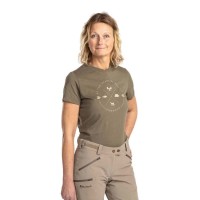 тениска,дамски,тениски,pinewood,finnveden,trail,short,sleeve,t,shirt,green,(olive)