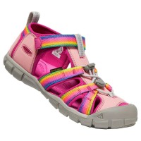 юношески,сандали,детски,сандали,и,чехли,keen,seacamp,ii,cnx,youth,sandals,rainbow,festival,(pink)