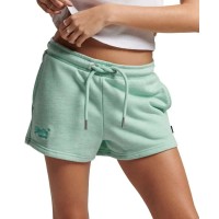 къси,панталони,дамски,панталони,superdry,vintage,logo,embroidered,sweat,shorts,minted,marl,(green)