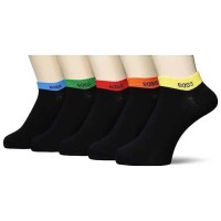 чорапи,мъжки,чорапи,boss,rainbow,10242880,short,socks,5,units,open,miscellaneous,(black)