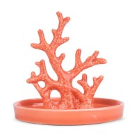 бижутерия,balvi,reef,coral,porcelain,ring,hanger,orange,(orange)