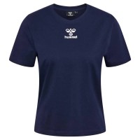 тениска,дамски,тениски,hummel,220031,short,sleeve,t,shirt,peacoat,(blue)