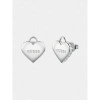 бижутерия,guess,jube02231jwrht,u,falling,in,love,earrings,silver,(silver)
