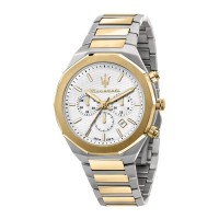 часовник,часовници,maserati,stile,45,mm,chro,w,silver,dial,br,ss+yg,watch,golden,(golden)