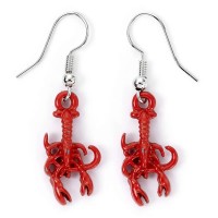 бижутерия,friends,lobster,earrings,multicolor,(red)
