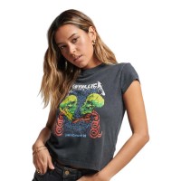 тениска,дамски,тениски,superdry,metallica,cap,band,short,sleeve,t,shirt,grey,(heavy,back,in,black)