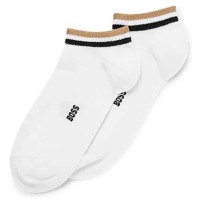 чорапи,мъжки,чорапи,дамски,чорапи,boss,uni,stripe,10249325,socks,2,pairs,white,(white)