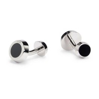 бижутерия,boss,simony,10250792,cufflinks,silver,(black)