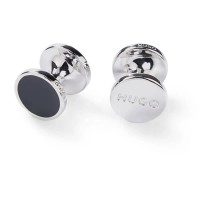 бижутерия,hugo,e,tokeep,10191262,cufflinks,silver,(black)