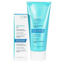 специфични,козметични,продукти,ducray,set,keracnyl,pp,moisturizer,230ml,clear