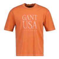 тениска,мъжки,тениски,gant,usa,de,sunfaded,short,sleeve,t,shirt,orange,(orange)