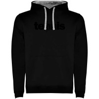 суичър,мъжки,пуловери,kruskis,word,tennis,two,colour,hoodie,black,grey,(black)