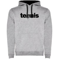 суичър,мъжки,пуловери,kruskis,word,tennis,two,colour,hoodie,heather,grey,black,(grey)
