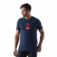 тениска,мъжки,тениски,chrome,lock,up,short,sleeve,t,shirt,navy,(blue)