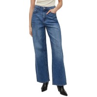 дънки,дамски,панталони,vila,freya,jaf,fit,high,waist,jeans,medium,blue,denim,detail,wash,mbd011,(blue)