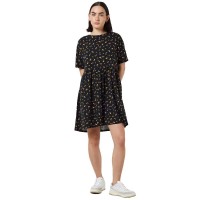 рокля,дамски,поли,и,рокли,noisy,may,kerry,short,sleeve,short,dress,black,aop,flower,(black)