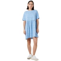 рокля,дамски,поли,и,рокли,noisy,may,kerry,short,sleeve,short,dress,cerulean,aop,flower,(blue)