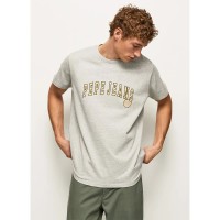 тениска,мъжки,тениски,pepe,jeans,ronell,short,sleeve,t,shirt,light,grey,marl,(grey)
