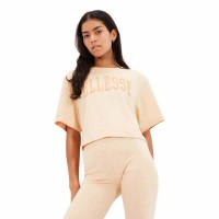 тениска,мъжки,тениски,дамски,тениски,ellesse,lanetto,crop,short,sleeve,t,shirt,yellow,(light,brown)