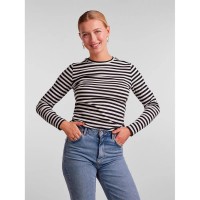тениска,дамски,тениски,pieces,ruka,long,sleeve,t,shirt,cloud,dancer,stripes,black,(multicolor)
