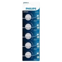 батерии,philips,cr2032p5,01b,lithium,battery,5,units,clear,(silver)
