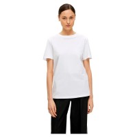 тениска,дамски,тениски,selected,my,essential,short,sleeve,t,shirt,bright,white,(white)
