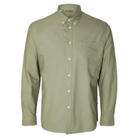 риза,с,дълъг,ръкав,мъжки,ризи,selected,regrick,oxford,flex,long,sleeve,shirt,green,(vetiver)