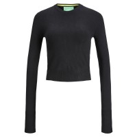 блуза,дамски,пуловери,дамски,плетени,дрехи,jack,&,jones,valentina,soft,crop,sweater,black,(black)
