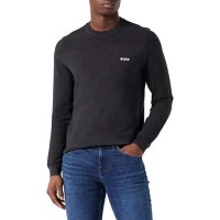 блуза,мъжки,пуловери,boss,romar,sr23,10249787,sweater,charcoal,(black)