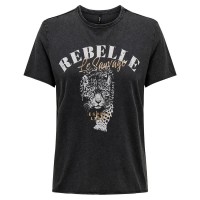 тениска,мъжки,тениски,дамски,тениски,only,lucy,life,regular,western,short,sleeve,t,shirt,black,(phantom,print,rebelle,miss)
