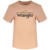 тениска,дамски,тениски,wrangler,logo,short,sleeve,t,shirt,rose,cloud,(orange)